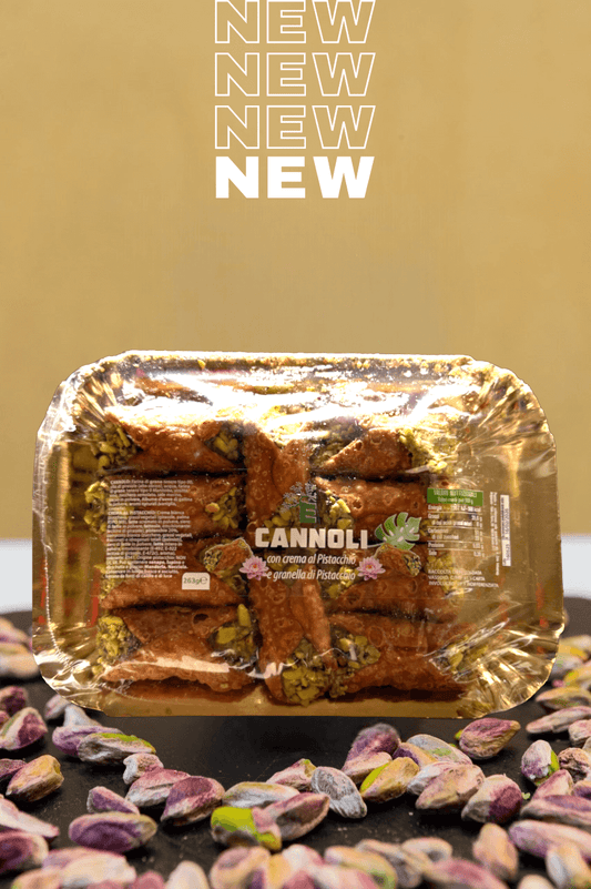 mini cannoli siciliani al pistacchio